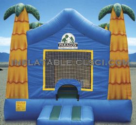 T2-1440 Jungle tema uppblåsbar trampolin