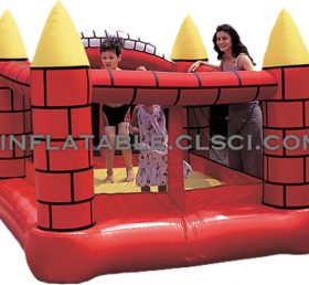 T2-1564 Slott uppblåsbar trampolin