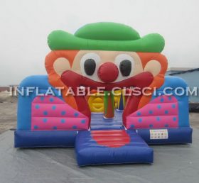 T2-2154 Clown uppblåsbar trampolin