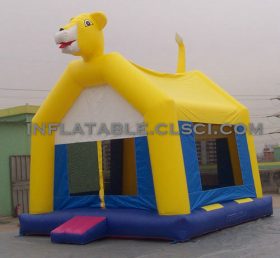 T2-2447 Hunduppblåsbar trampolin