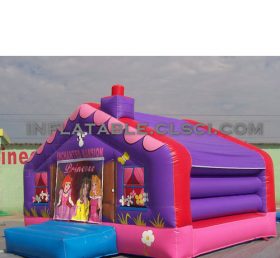 T2-2527 Prinsessan uppblåsbar trampolin