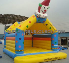 T2-2540 Clown uppblåsbar trampolin