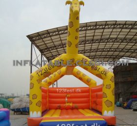 T2-2553 Giraff uppblåsbar trampolin