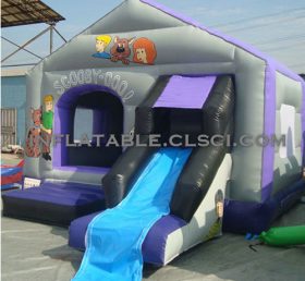 T2-2645 Scooby Doo uppblåsbar trampolin