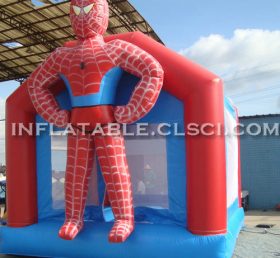 T2-2742 Spider-Man Super Hero Uppblåsbar trampolin