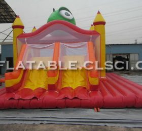 T2-3201 Xiaohuang uppblåsbar trampolin