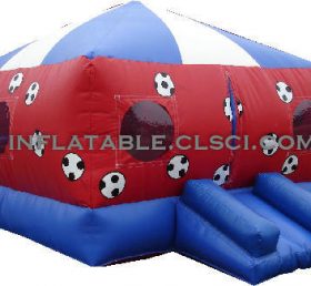 T2-634 Fotboll uppblåsbar trampolin