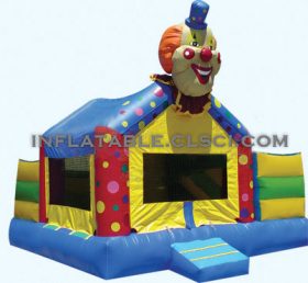 T2-767 Clown uppblåsbar trampolin