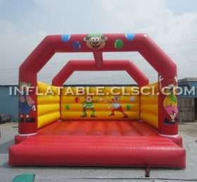 T2-942 Clown uppblåsbar trampolin