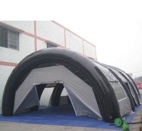 Tent1-315 Svartvitt uppblåsbart tält