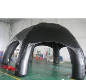 Tent1-321 Svart reklam kupol uppblåsbart tält