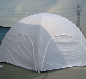 Tent1-405 23 fot uppblåsbart vitt spindeltält
