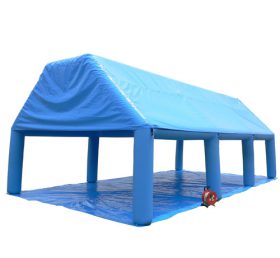 Tent1-455 Blå uppblåsbart tält