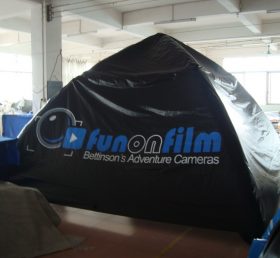 Tent1-68 Svart uppblåsbart tält