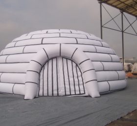 Tent1-389 Vitt uppblåsbart tält