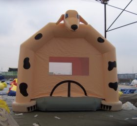 T2-335 Hunduppblåsbar trampolin