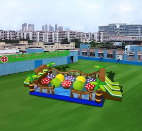 T6-456 Farm jätte uppblåsbar nöjespark barns svamp lekplats