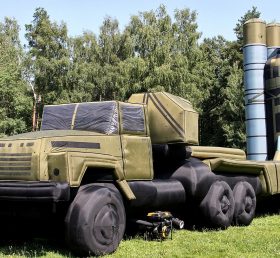 SI1-004 Jätte uppblåsbar militär missil tank bete militär övning uppblåsbar bil modell