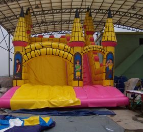 IC1-002 Vuxen barns uppblåsbara slott trampolin