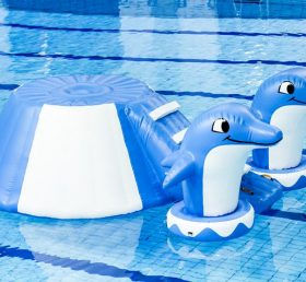WG1-014 Delfiner odödlig pool flytande vattensporter spel