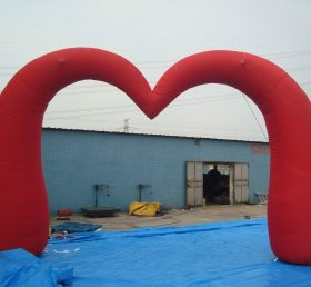 Arch1-240 Hjärtformad uppblåsbar båge