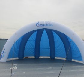 tent1-326 Högkvalitativt blått uppblåsbart tält