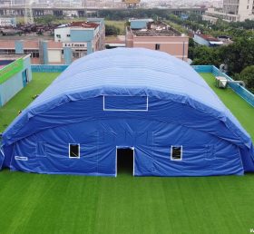 Tent1-700 Uppblåsbara tält jätte utomhus camping fest reklam händelse blå tält