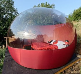 Tent1-5028 Rött bubbeltält