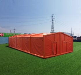 Tent1-4047 Orange uppblåsbart tält