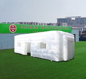 Tent1-4258 Vit utomhus hållbart uppblåsbart kub tält