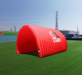 Tent1-4262 Uppblåsbart rött tunneltält