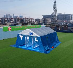 Tent1-4366 Blå medicinskt tält