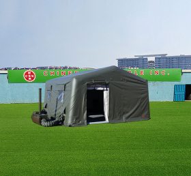 Tent1-4411 Kommersiellt svart militärt tält