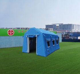 Tent1-4447 Blå uppblåsbart medicinskt tält