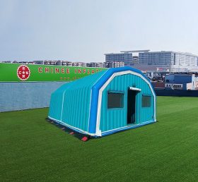 Tent1-4460 Lagre blå uppblåsbart tält