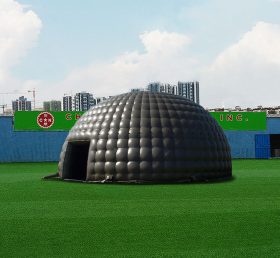 Tent1-4509 Svart uppblåsbar kupol