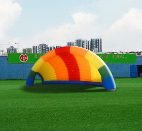 Tent1-4530 Uppblåsbart regnbågsformat tält