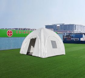Tent1-4563 Ren vit spindel kupol tält