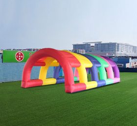Tent1-4590 Färgglatt uppblåsbar utställning välvt tält