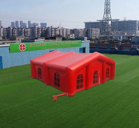 Tent1-4673 Röd fest uppblåsbart tält