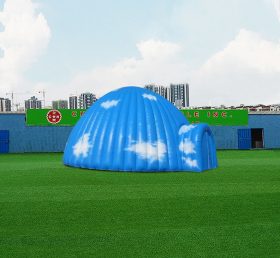 Tent1-4687 Blue Sky Cloud Printing Anpassad Ice House
