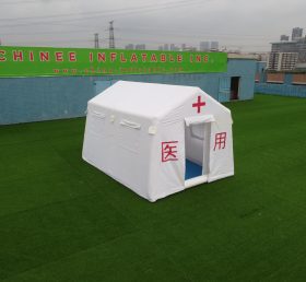 Tent1-4718 Bärbar uppblåsbar medicinsk tillflykt med genomskinliga fönster för nödsituation