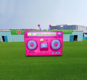 S4-529 Uppblåsbar rosa radio