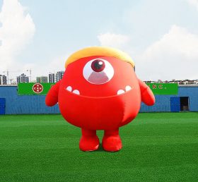 S4-616 Reklamuppblåsbar tecknad maskot röd enögd monsterserie