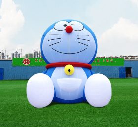 S4-621 Jätte tecknad reklam uppblåsbar film karaktär blå Doraemon